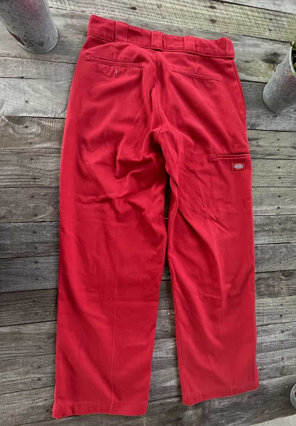 Dickies Vintage Red Double Logo Dickies Worker Pa… - image 5