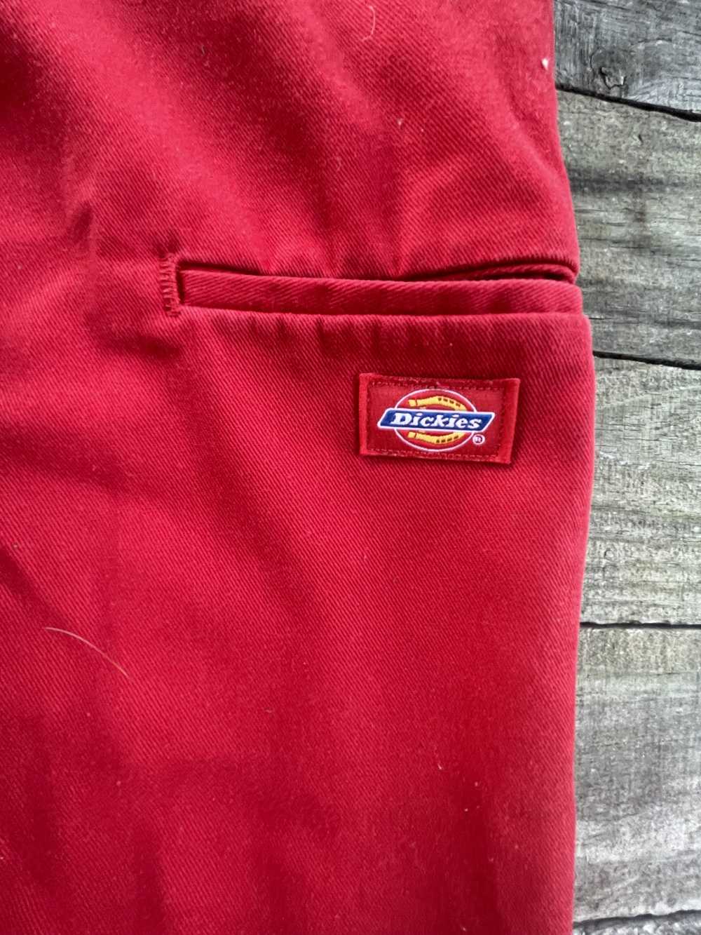 Dickies Vintage Red Double Logo Dickies Worker Pa… - image 6