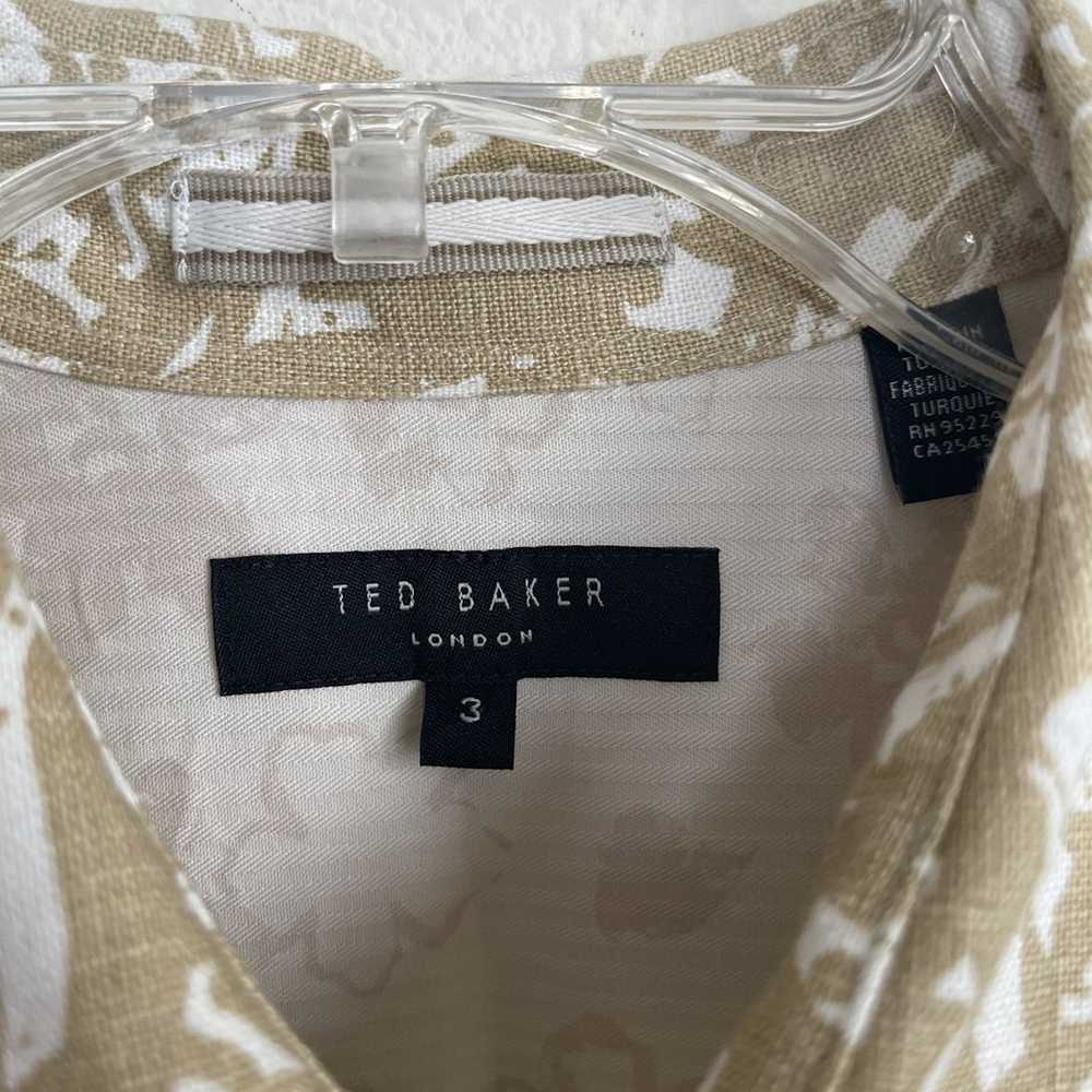 Ted Baker Ted Baker London Linen Ordinary Button … - image 5
