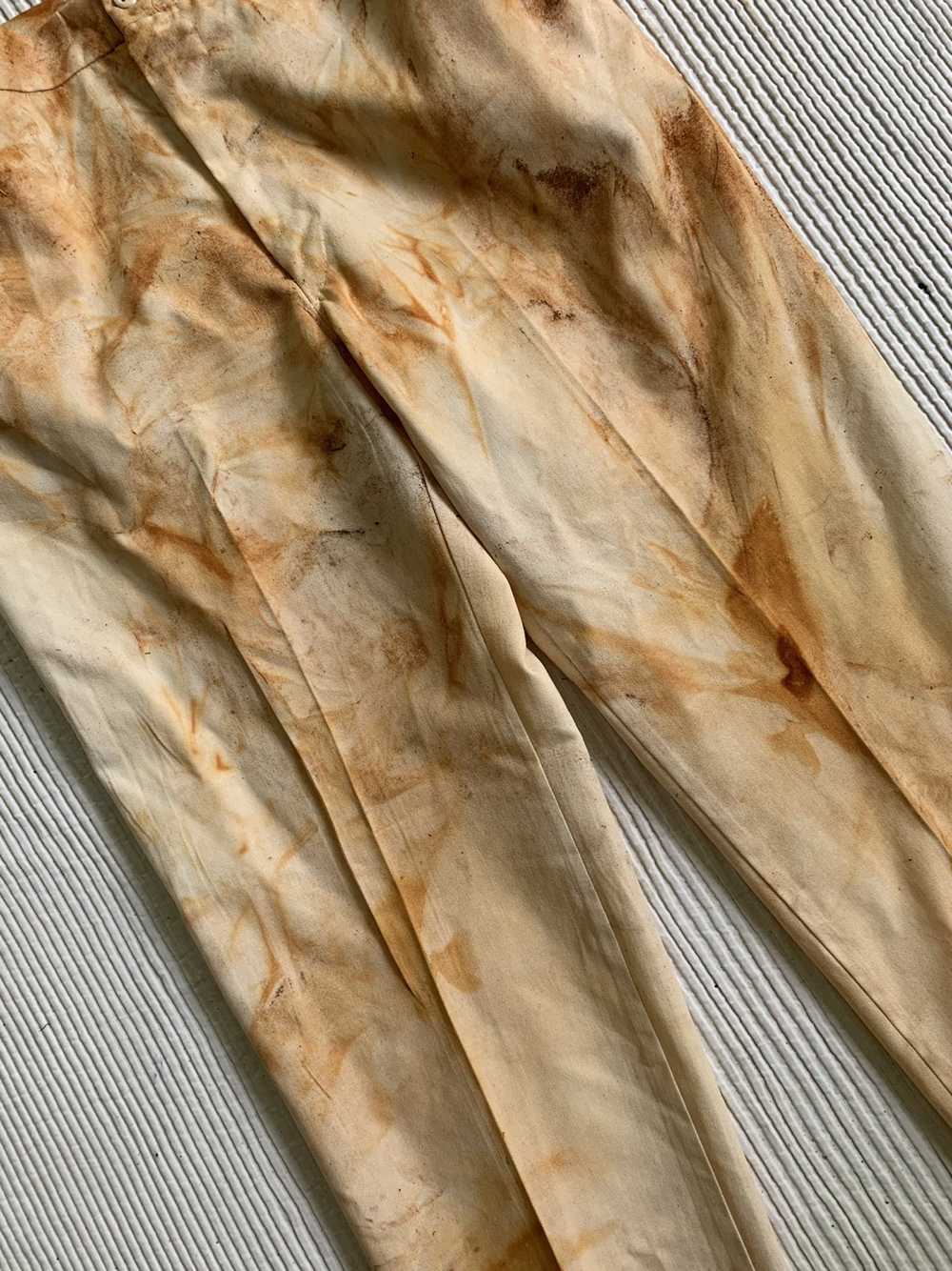 Handmade × Vintage Rust Dyed Saturn Pant - image 6