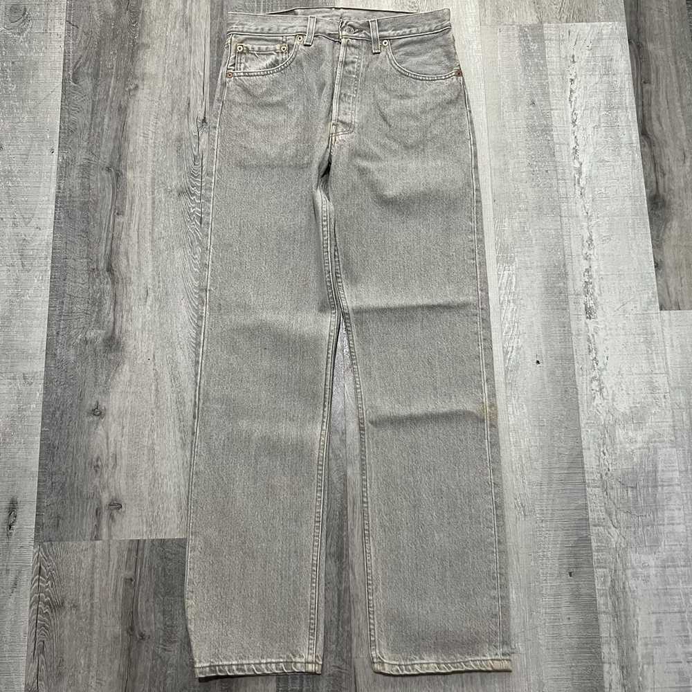 Levi's × Vintage Levis 501 Deadstock Distressed G… - image 2