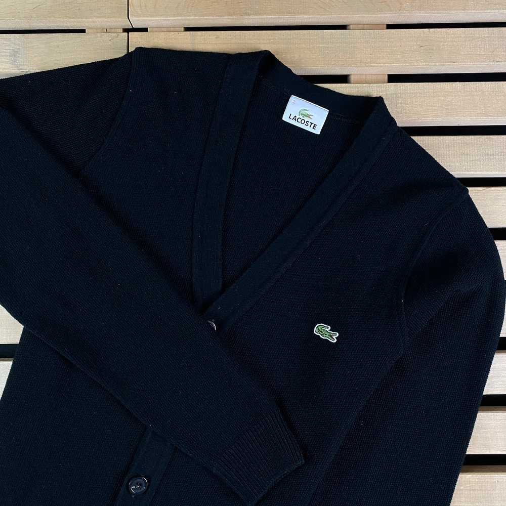 Lacoste × Luxury Unisex Wool Cardigan Sweater Lac… - image 2