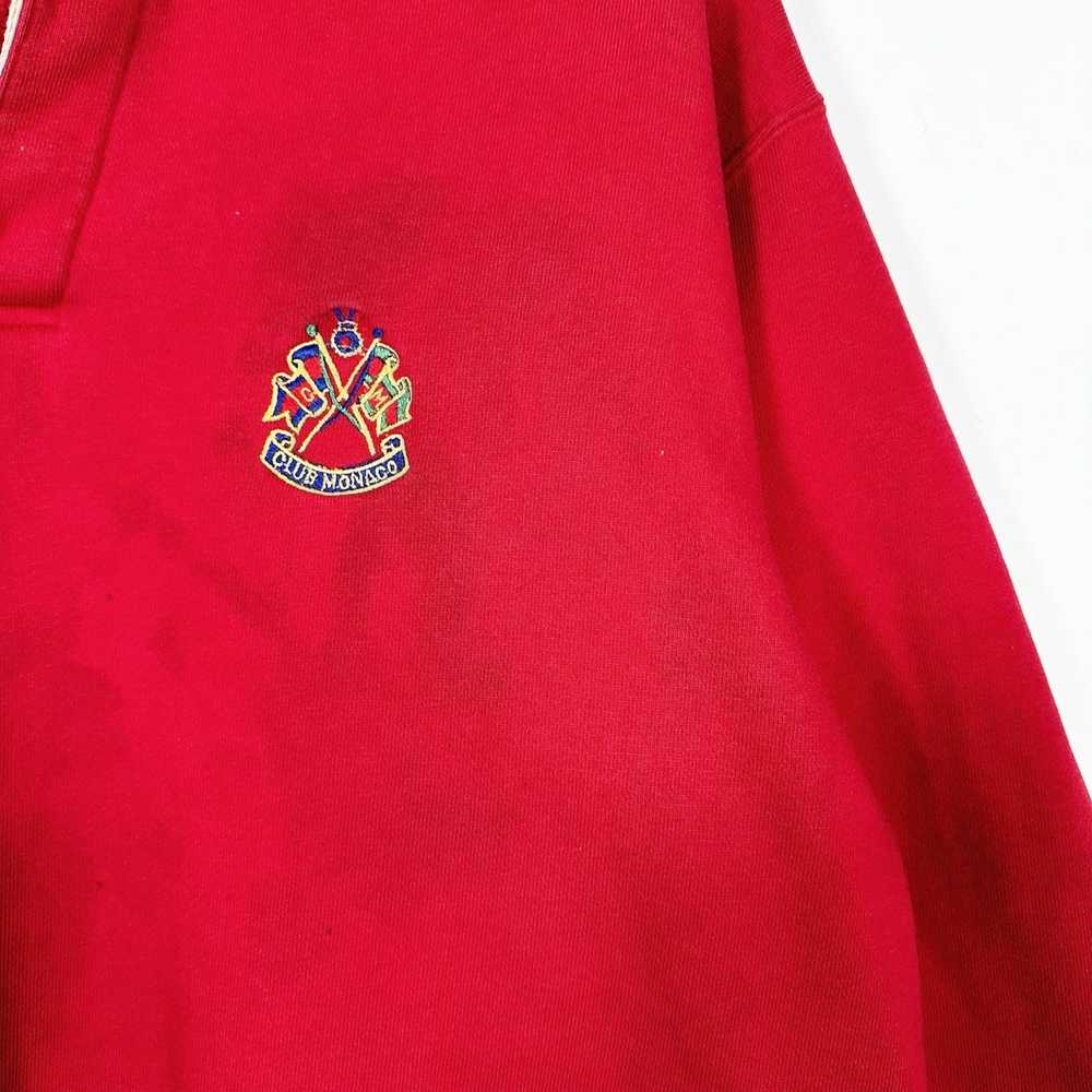 Streetwear Vintage Rare 90s Club Monaco Rugby Polo - image 3
