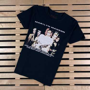 Marilyn Manson × Rock T Shirt × Vintage Men’s Roc… - image 1
