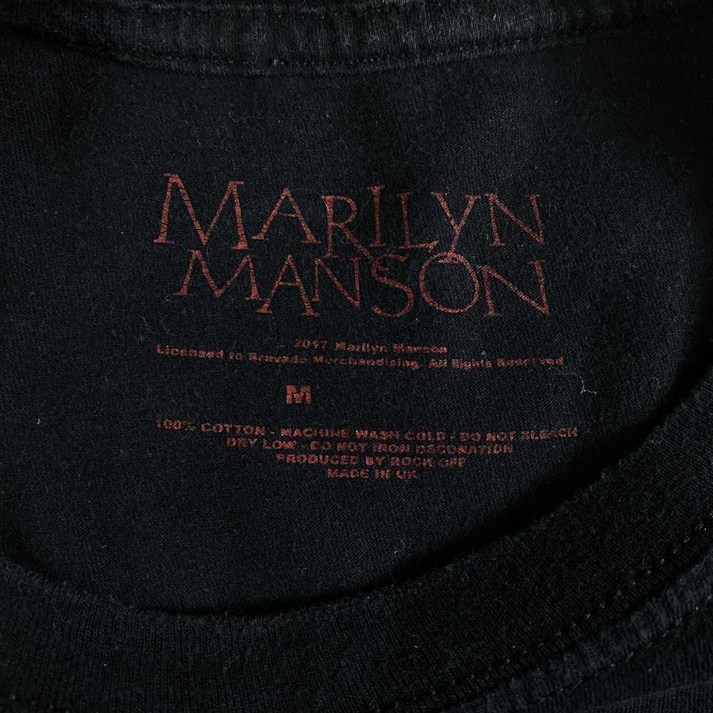 Marilyn Manson × Rock T Shirt × Vintage Men’s Roc… - image 5