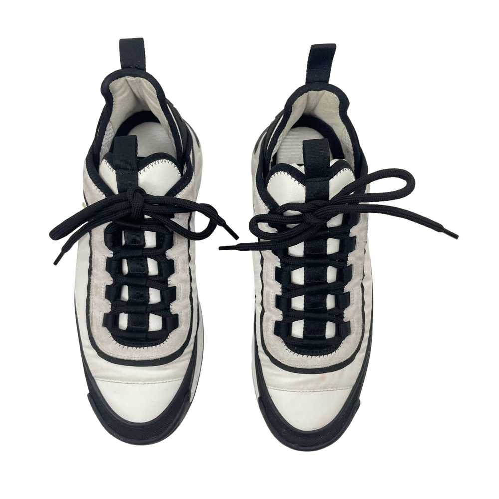 Chanel Chanel Velvet Calfskin Sneakers Suede Quil… - image 2
