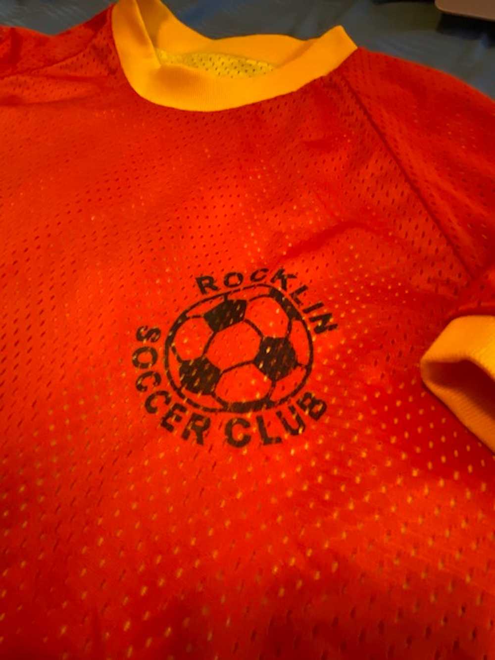 Vintage Vintage Reversible 90s Soccer Jersey Rock… - image 3