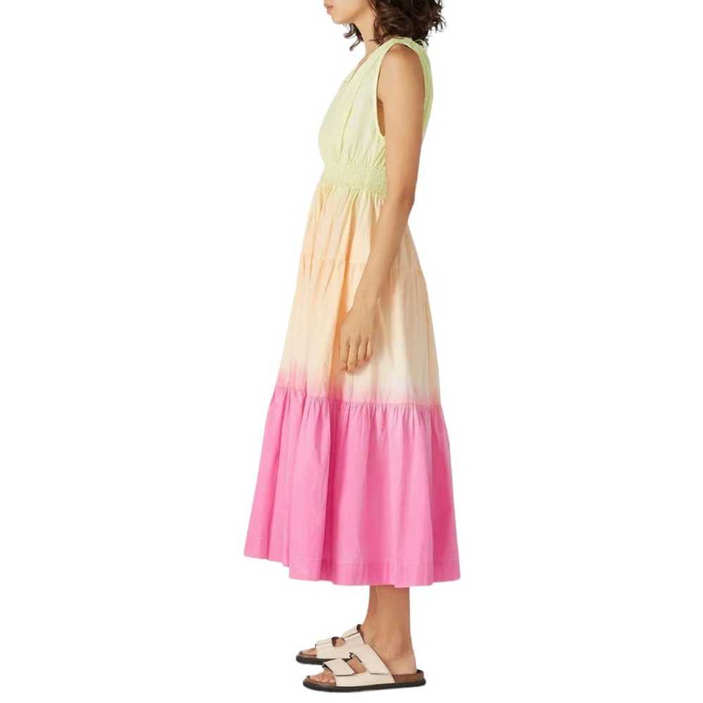 S/W/F Sunset Ombré Tie-Dye Tiered Maxi Dress M Sl… - image 7