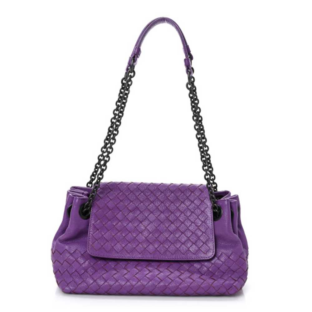 BOTTEGA VENETA Madras Goatskin Intrecciato Small … - image 1