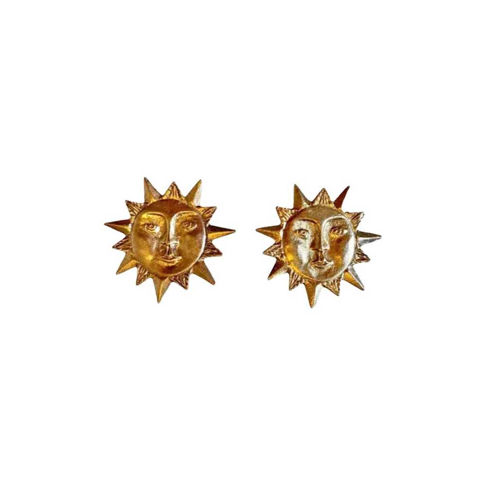 Sun earrings - Sun earrings, Ombre Libertine desi… - image 1