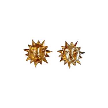 Sun earrings - Sun earrings, Ombre Libertine desi… - image 1