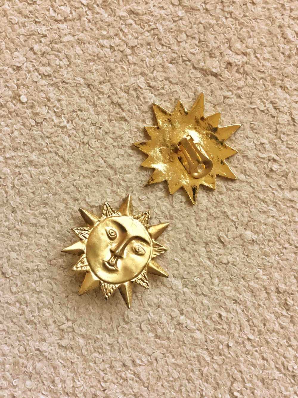 Sun earrings - Sun earrings, Ombre Libertine desi… - image 7
