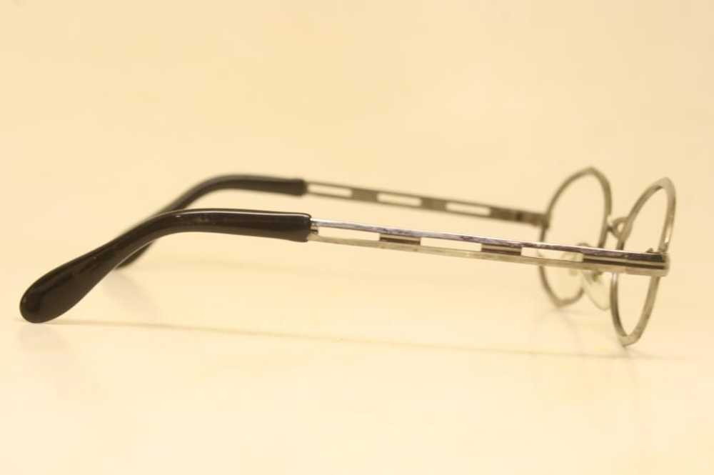 Vintage Gunmetal Metal Eyeglasses Unused Vintage … - image 2