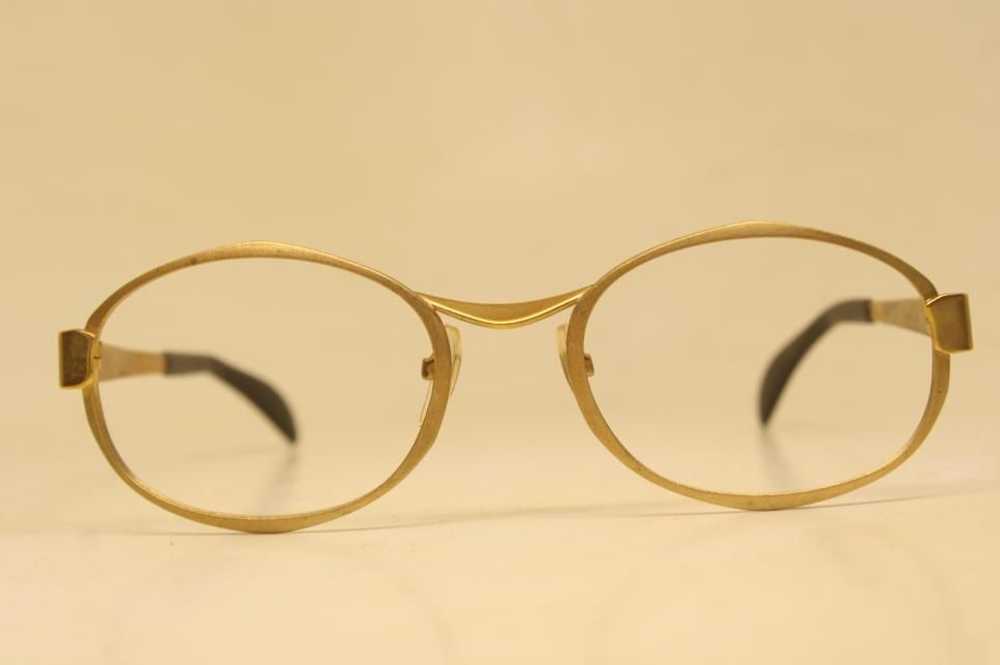 Vintage Gold Metal Eyeglasses Unused Vintage Eyew… - image 1