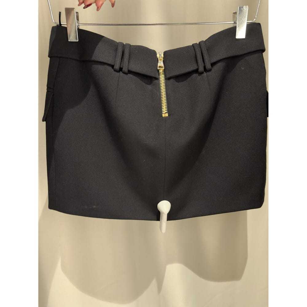 Balmain Wool mini skirt - image 2