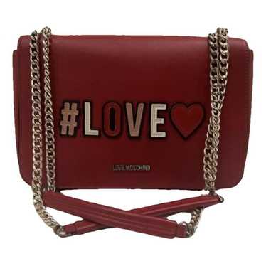 Moschino Love Leather crossbody bag
