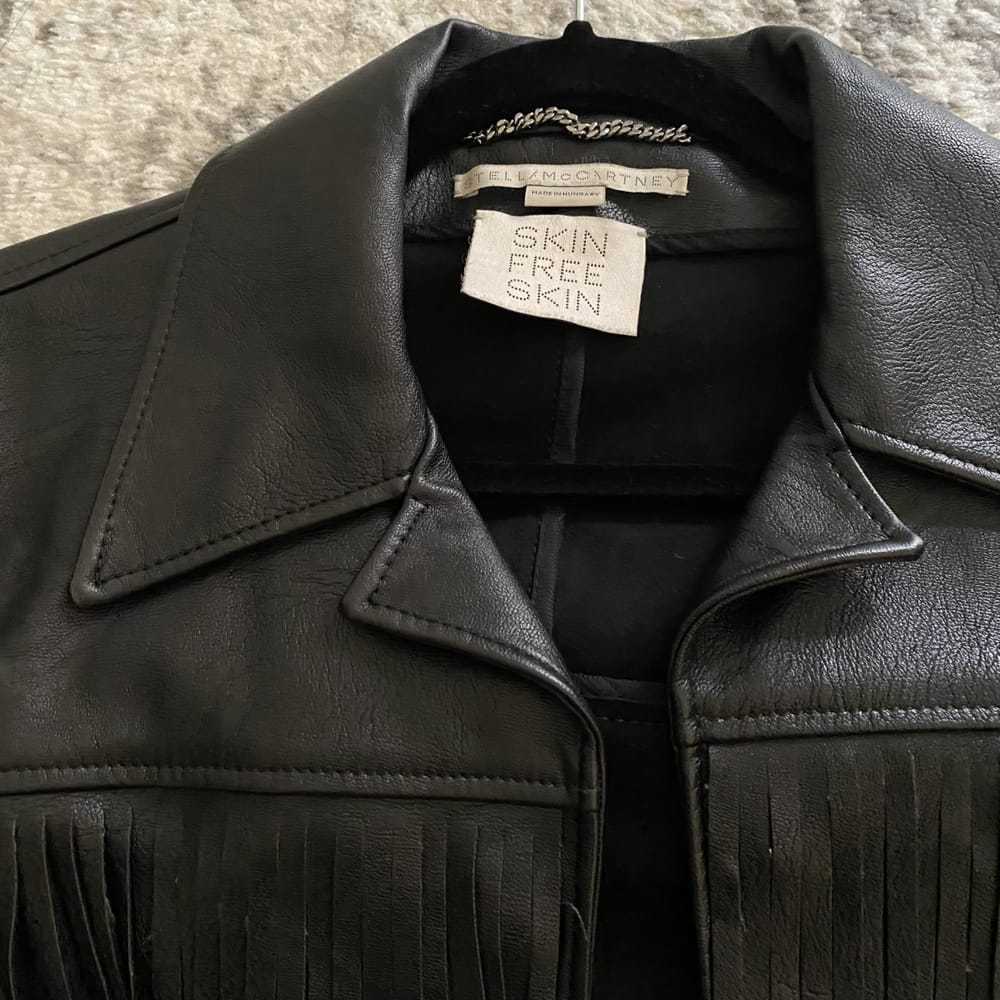 Stella McCartney Vegan leather biker jacket - image 2
