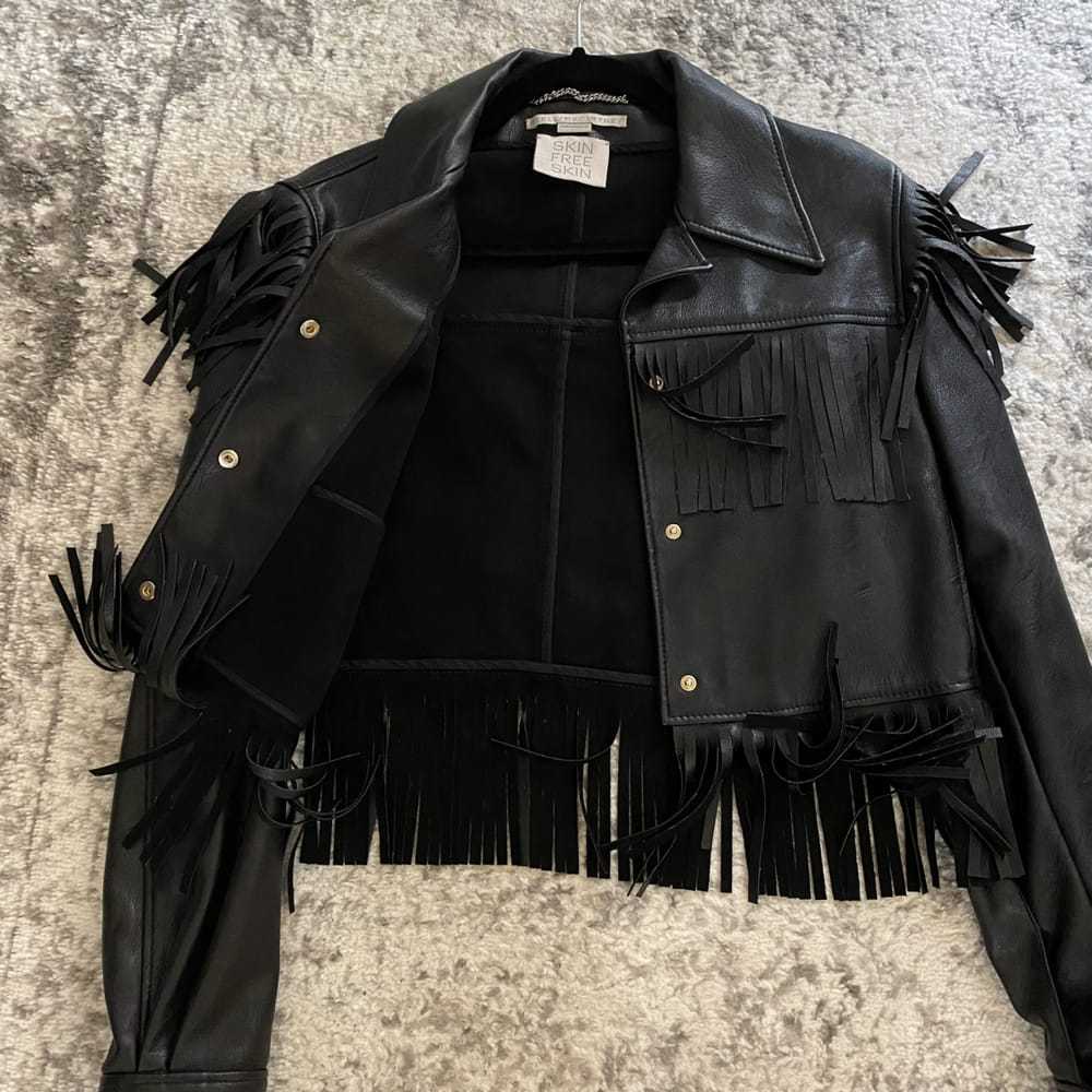 Stella McCartney Vegan leather biker jacket - image 3