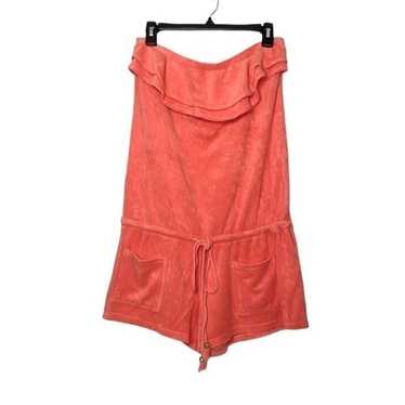 Vintage Juicy Couture Pink Terry Romper - image 1