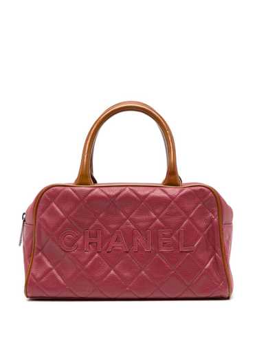 CHANEL Pre-Owned 2000-2002 Bowler diamond-quilted 