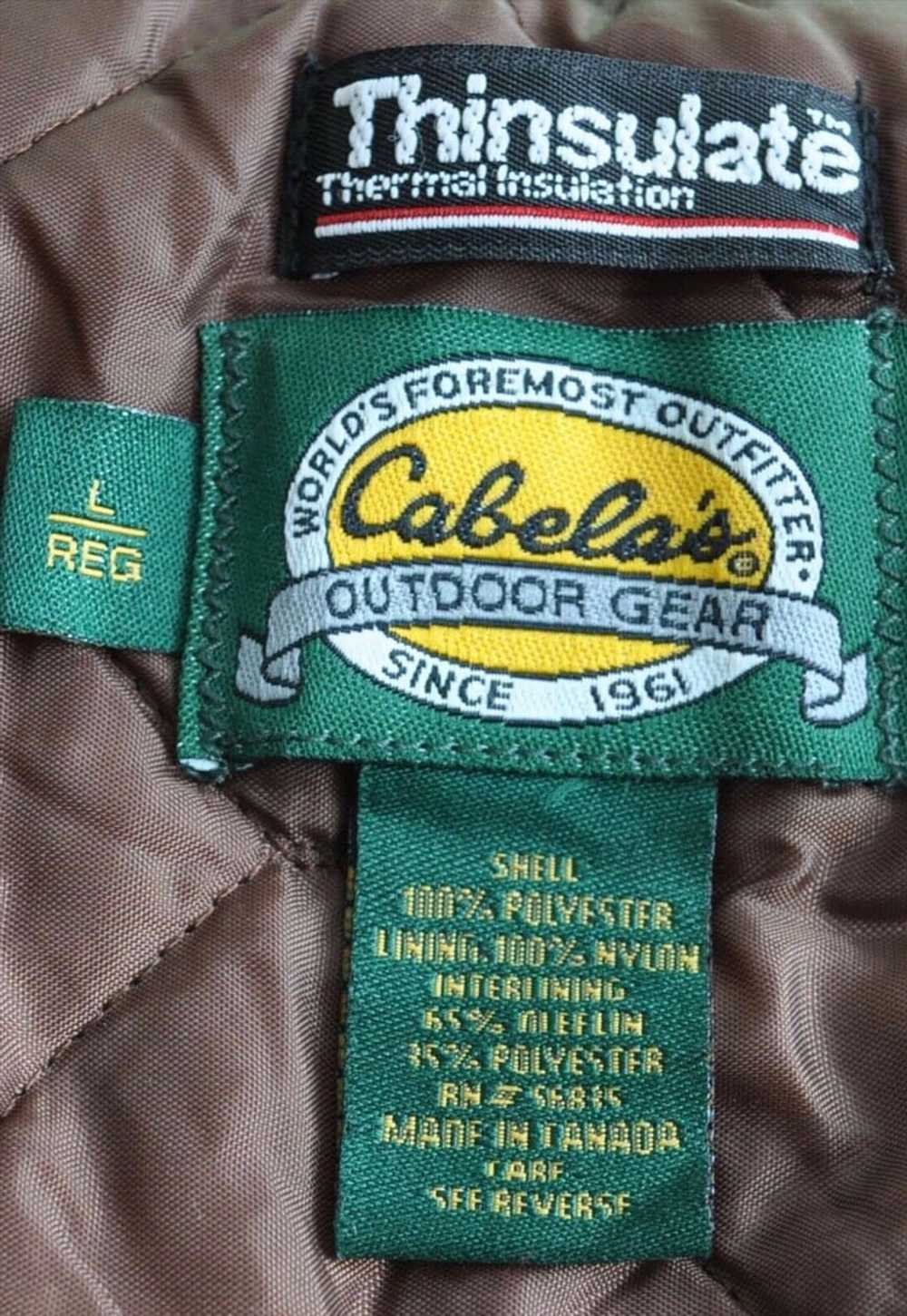 CABELAS Thinsulate Men L insulated Bomber Jacket … - image 4