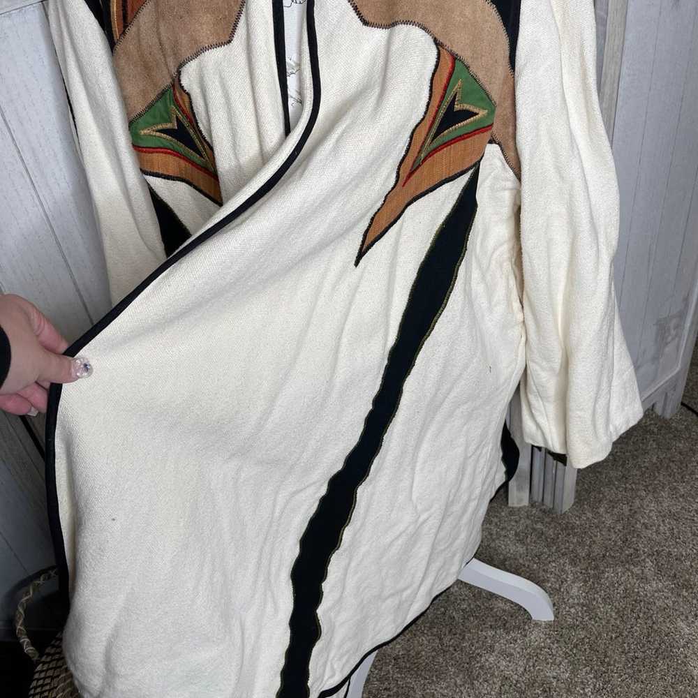 Vintage Southwestern Aztec Indian Blanket Mexico … - image 5