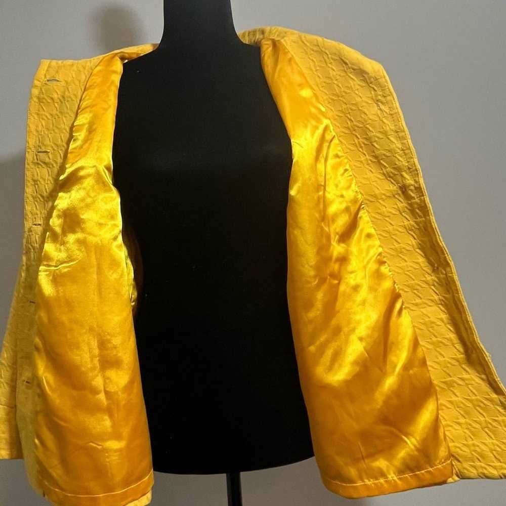 Yellow Jacket w/ Shoulder Pads - image 4