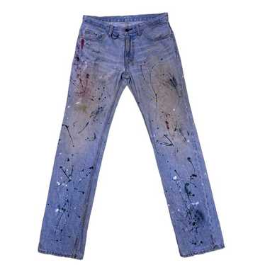 パンツ \"NUMBER (N)INE\" Damage Lightblue Denim Number (N)ine Distressed Repaired Denim – SaolMortem