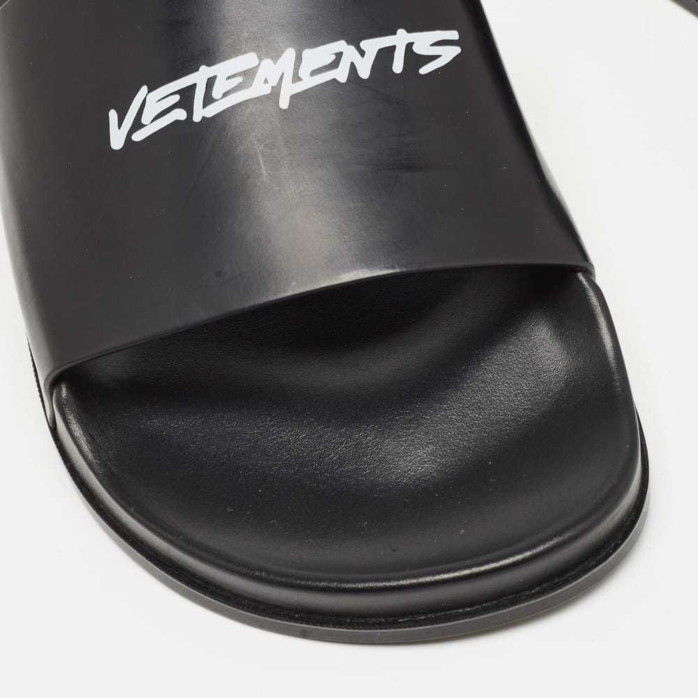 Vetements Leather sandals - image 6