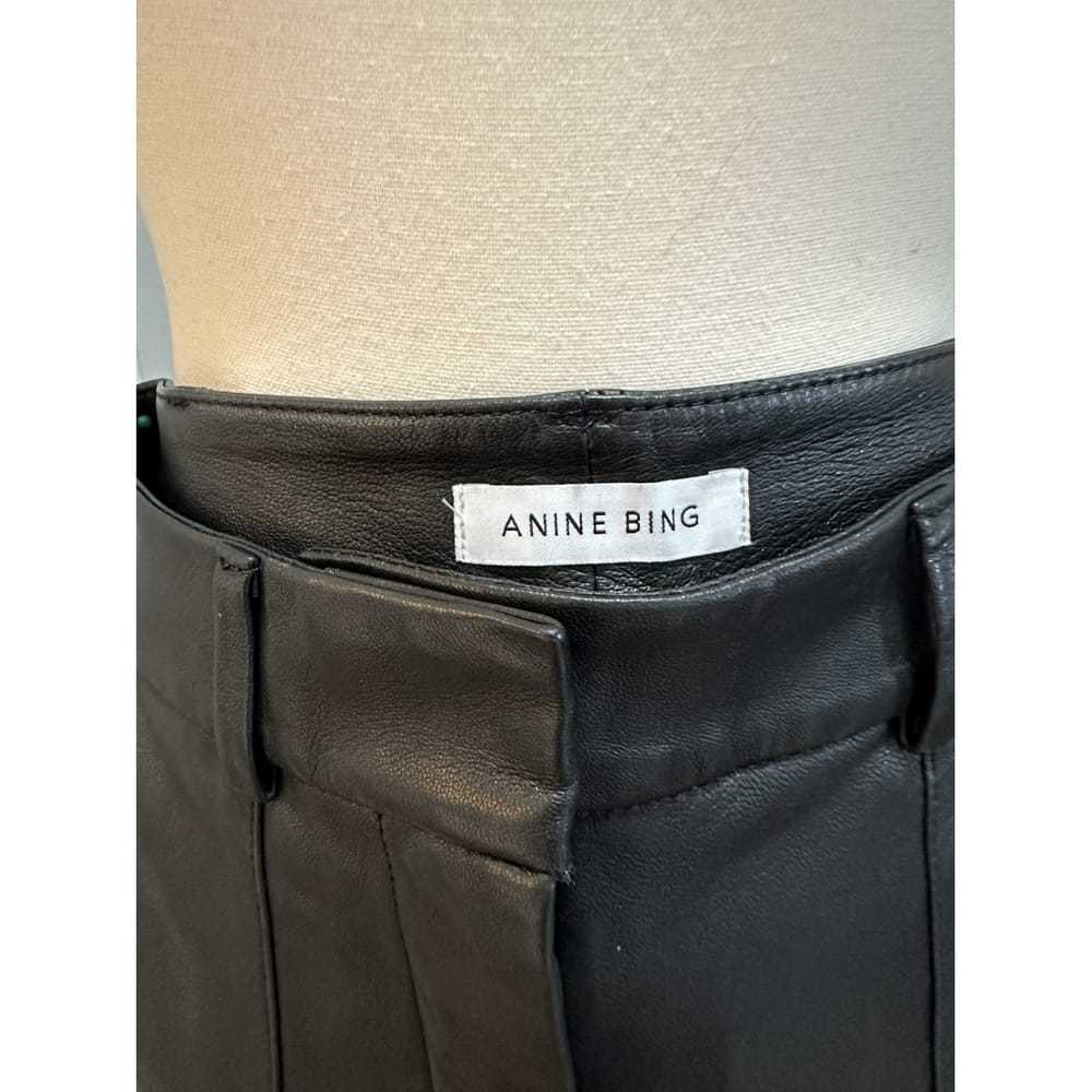 Anine Bing Leather bermuda - image 3