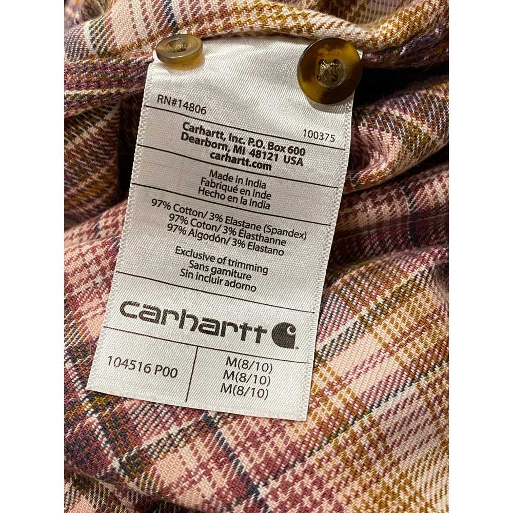 Carhartt Carhartt Flannel Shirt Womens Long Sleev… - image 8
