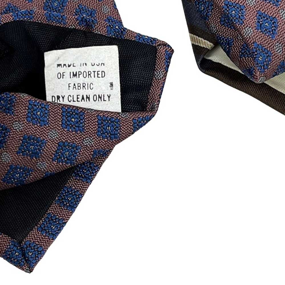 Lot of 5 Vintage Men's Neckties Striped Ties Asso… - image 6