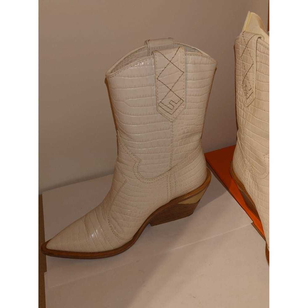 Fendi Cowboy leather western boots - image 9