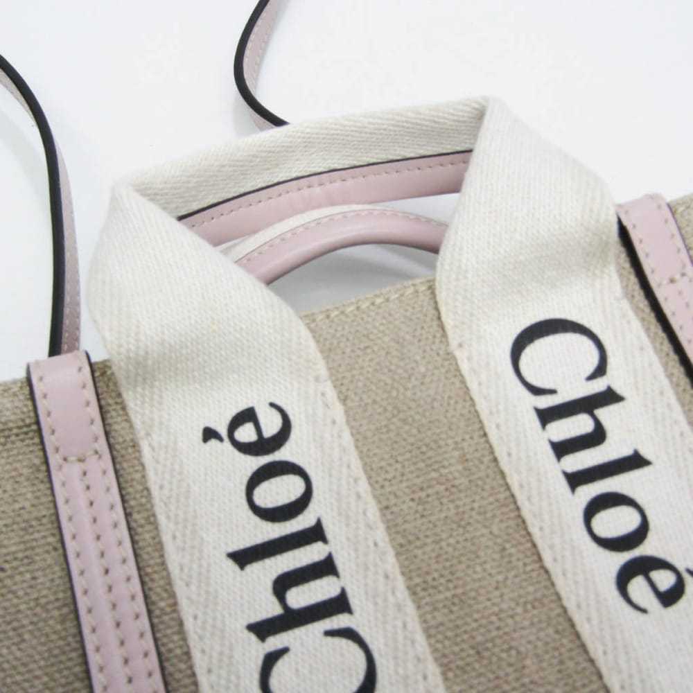 Chloé Woody cloth handbag - image 5