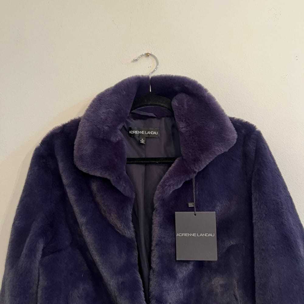 Adrienne Landau Faux fur coat - image 2