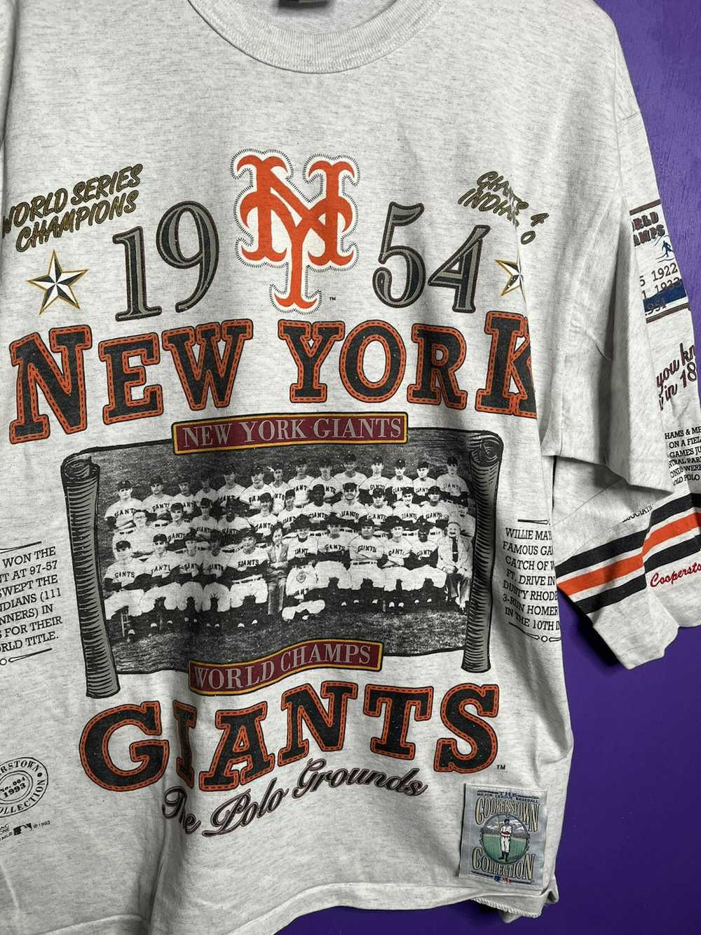 MLB × Vintage Vintage 90s Long gone New York Gian… - image 3