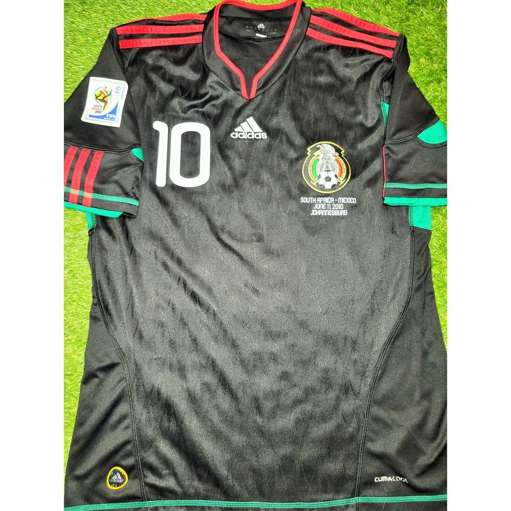 Adidas Blanco Mexico 2010 WORLD CUP Away Black So… - image 1