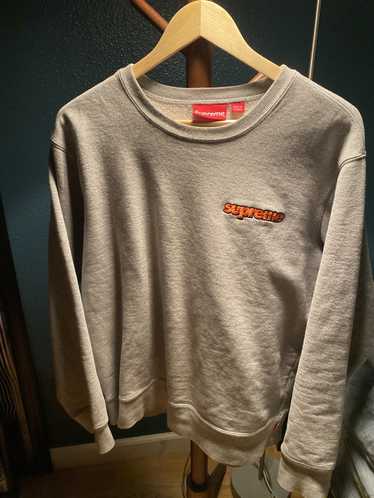 Supreme Supreme Orange Bubble Gray Crewneck Sweate