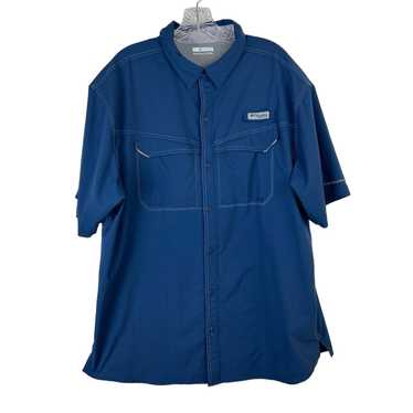 Columbia Columbia PFG Short Sleeve Button Front S… - image 1