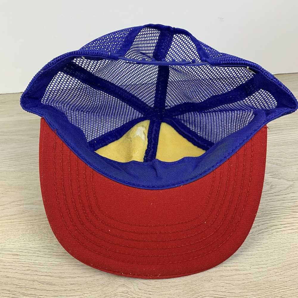 Other Vintage USA Hat Red Adjustable Adult OSFA S… - image 5