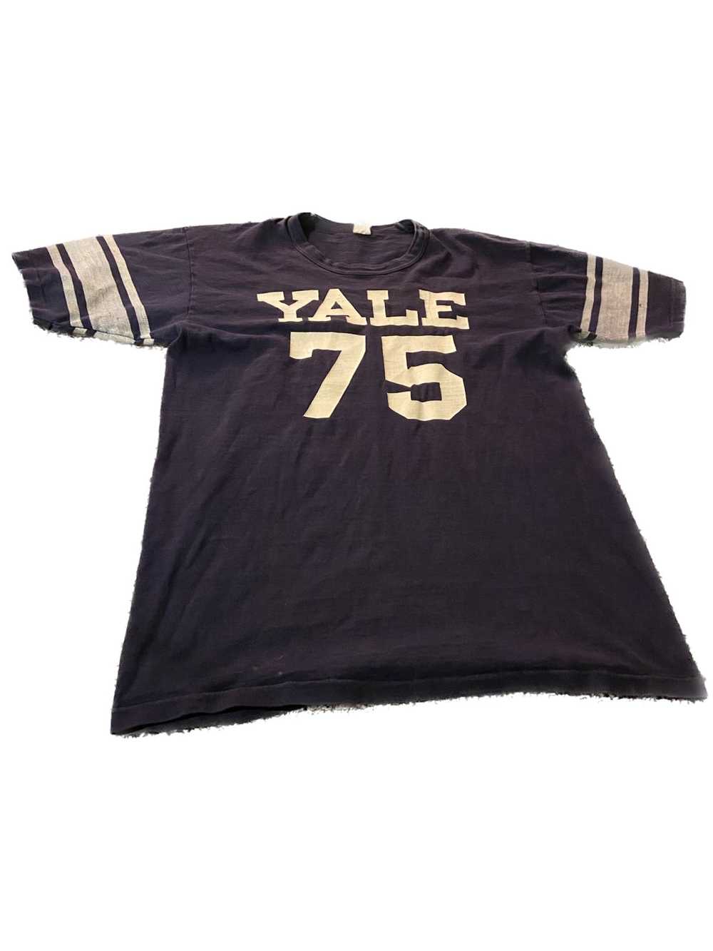 Velva Sheen × Vintage VTG Velva Sheen Yale 75 T-S… - image 1