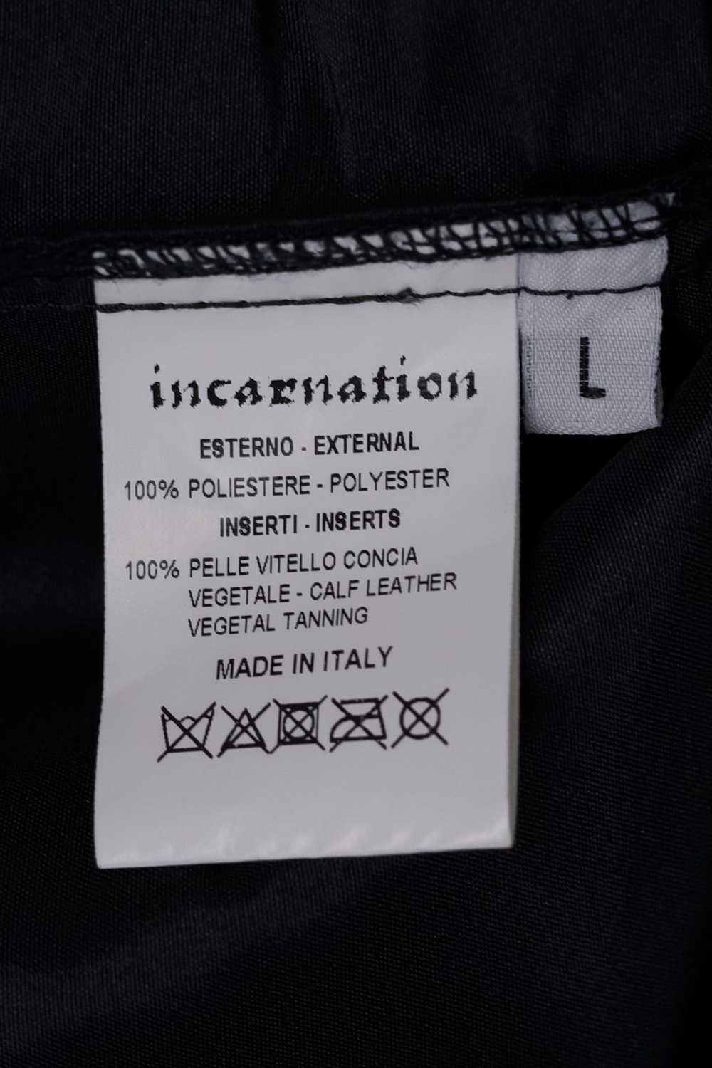 Incarnation Incarnation Black Leather Trim Jacket - image 11