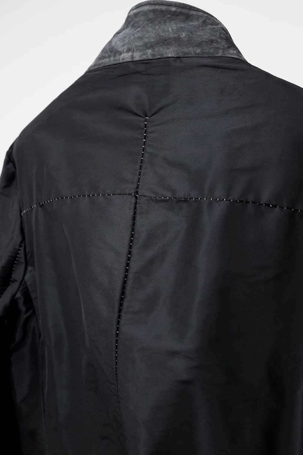 Incarnation Incarnation Black Leather Trim Jacket - image 9