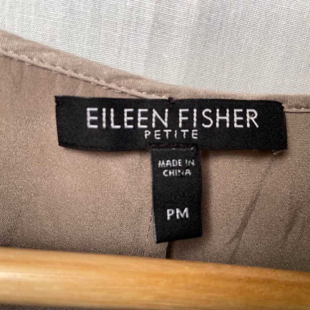 Eileen Fisher Eileen Fisher Petite Medium Taupe S… - image 3