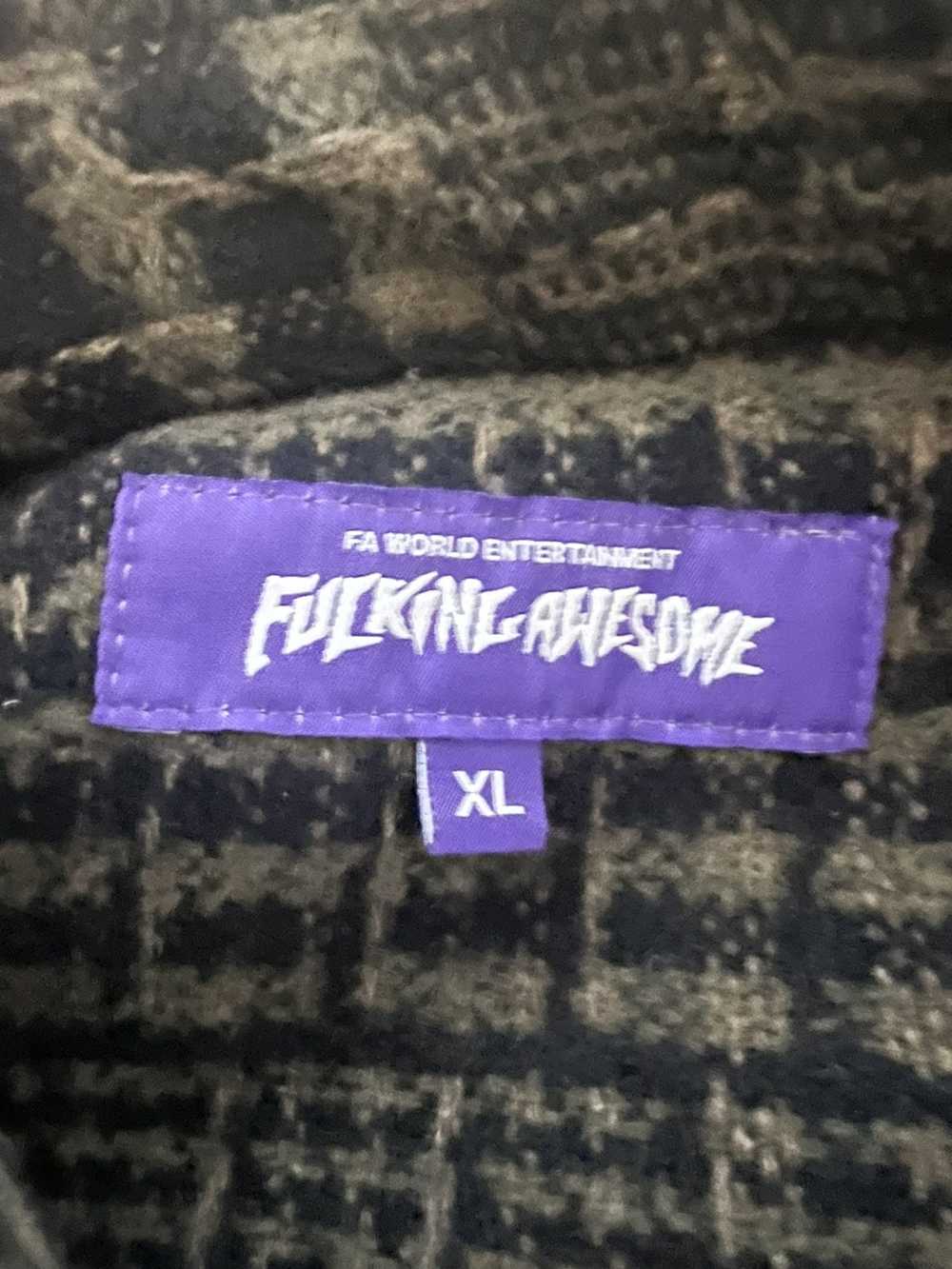 Fucking Awesome 'F*king Awesome' XL Flannel - Woo… - image 3