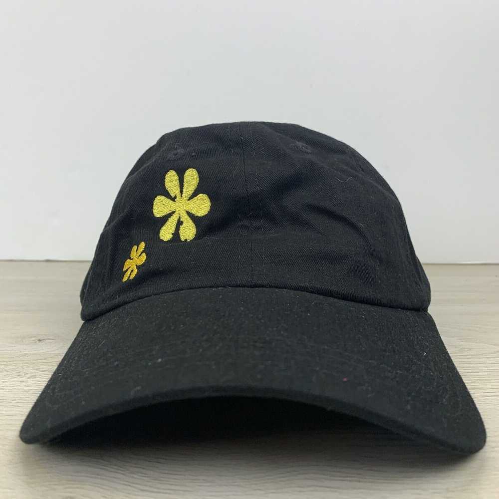 Other Yellow Flower Hat Black Adjustable Adult OS… - image 2