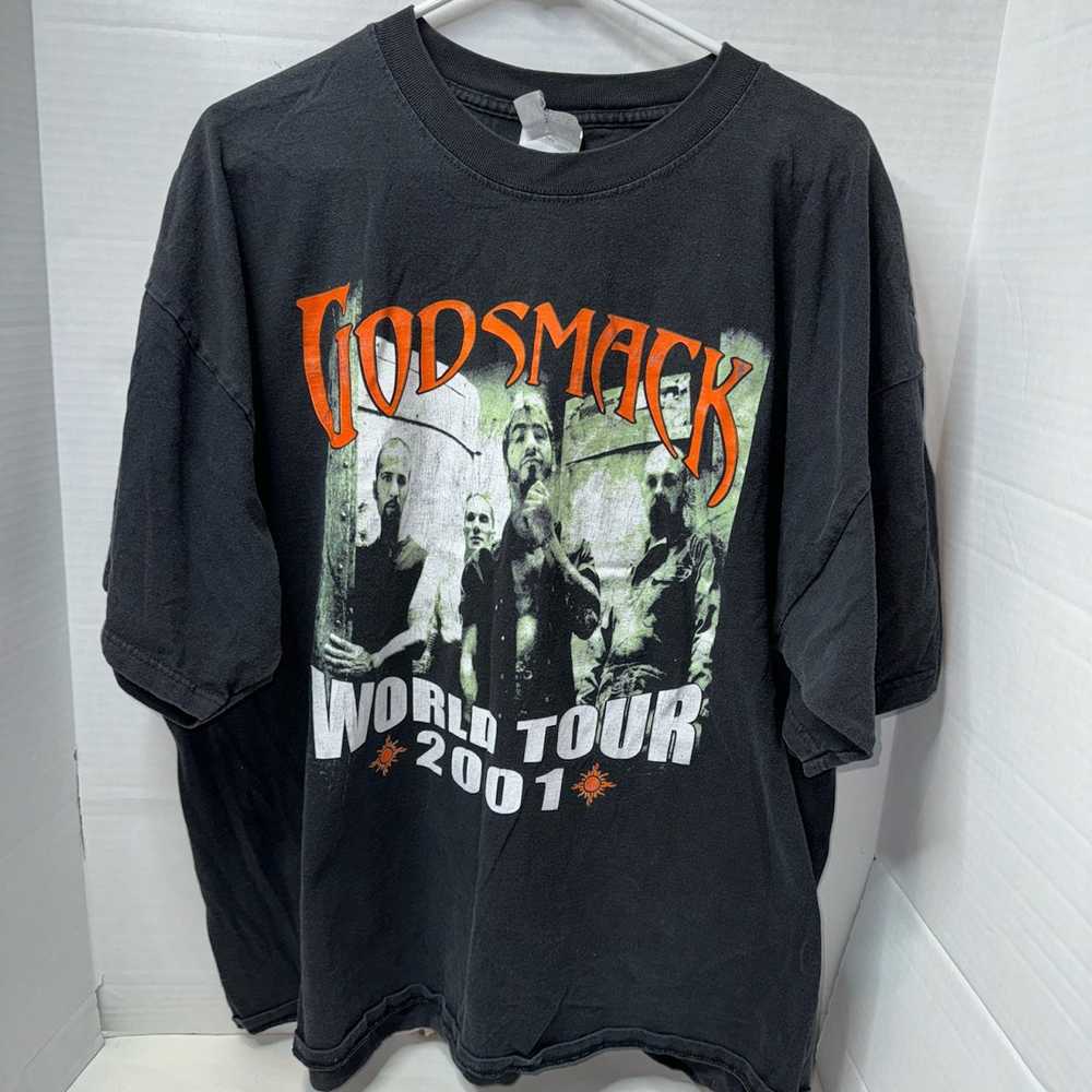 Gildan Vintage Y2K 2001 Godsmack world tour shirt - image 1