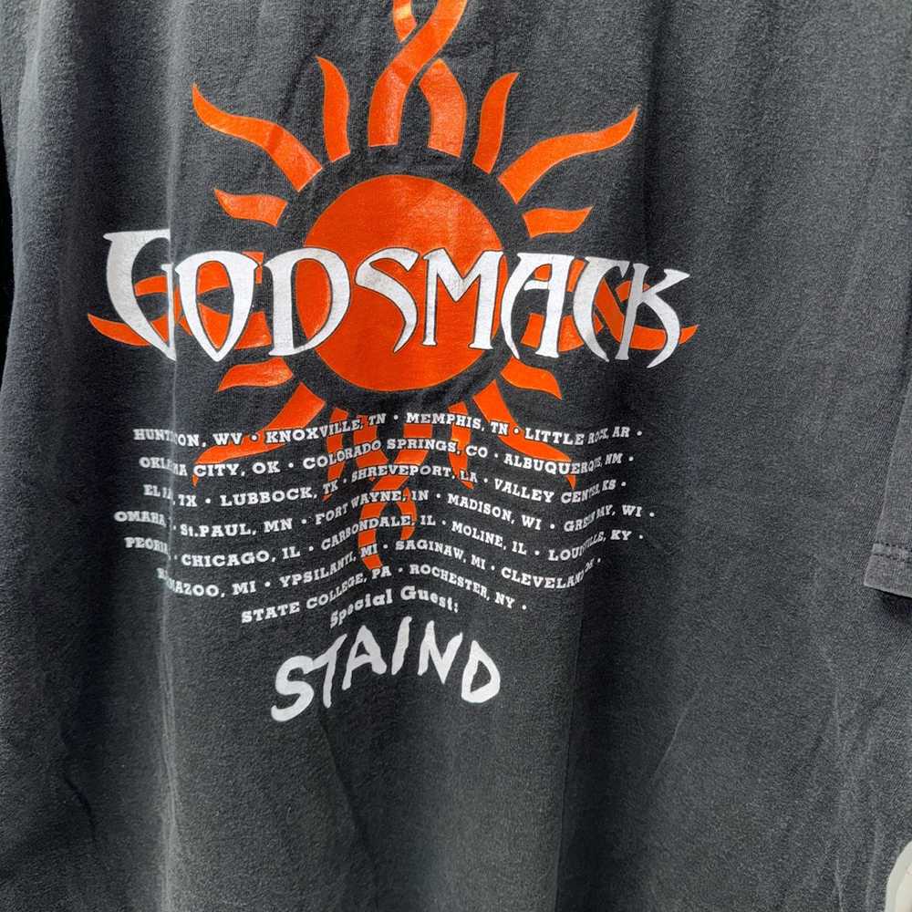 Gildan Vintage Y2K 2001 Godsmack world tour shirt - image 4