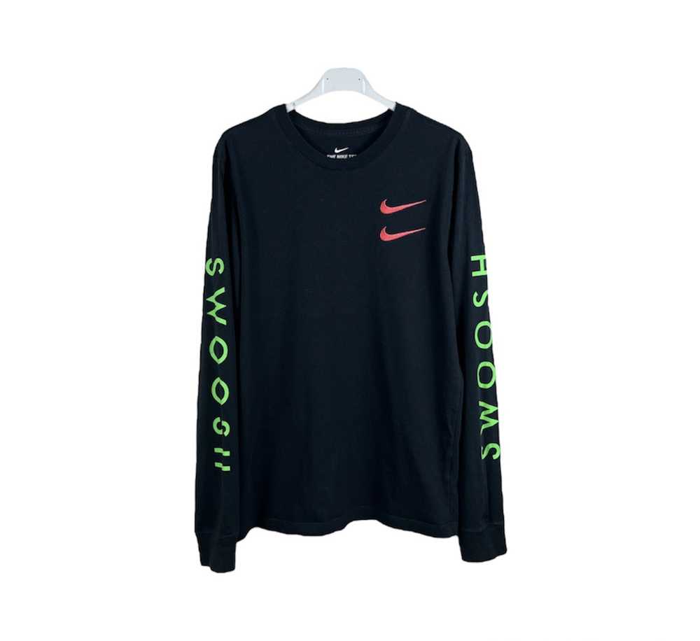 Hype × Nike × Streetwear Nike y2k swoosh long sle… - image 1