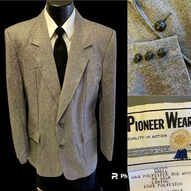 Unkwn 80's Pioneer Wear DONEGAL TWEED Sport Coat … - image 1